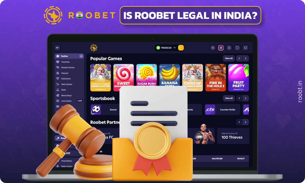 Roobet Casino India operates under a license